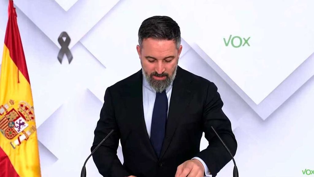 Abascal anuncia que Vox se querellará contra Sánchez y ministros por la gestión de la DANA en Valencia