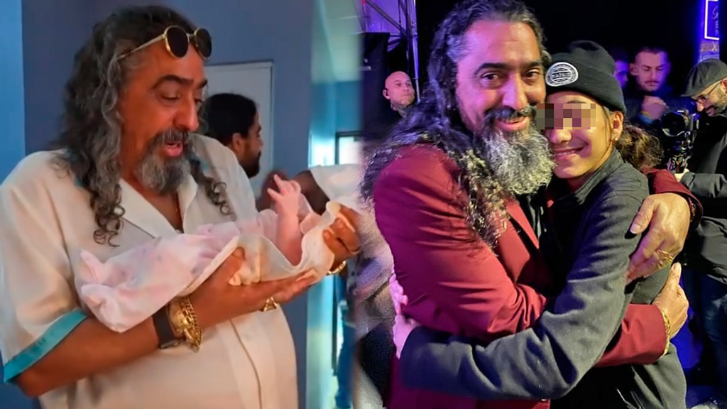 Así es la familia de Diego 'El Cigala': sus cuatro hijos y su nieta (Fotomontaje con imágenes de Instagram: @elcigalaoficial)