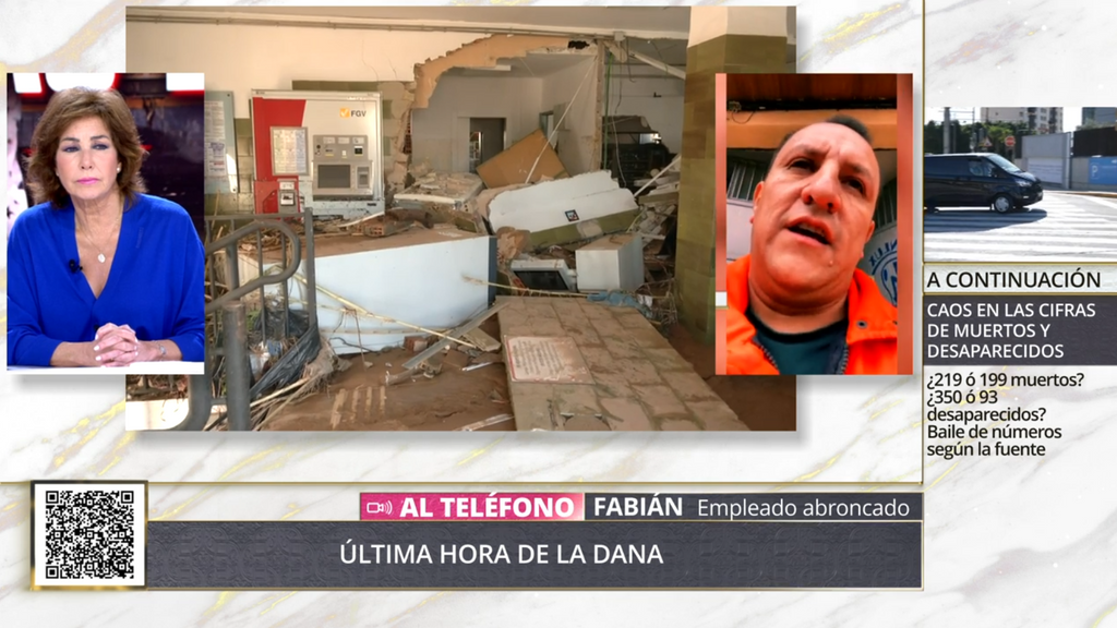 Fabián, sobre la bronca con su jefe por ir a trabajar andando tras la DANA: Nunca en la vida me he levantado con rabia hacia nadie"