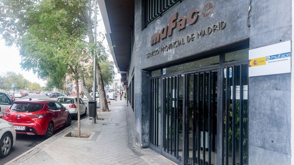 Fachada de un edificio de Muface en Madrid