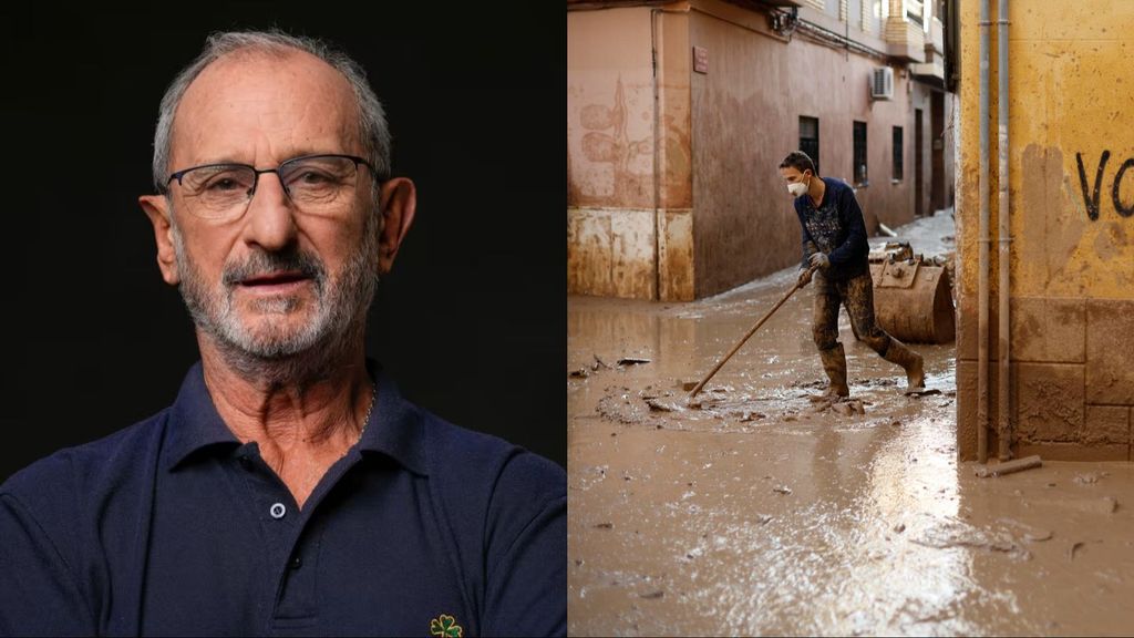 Gustavo Zerbino y uno de los voluntarios de Valencia