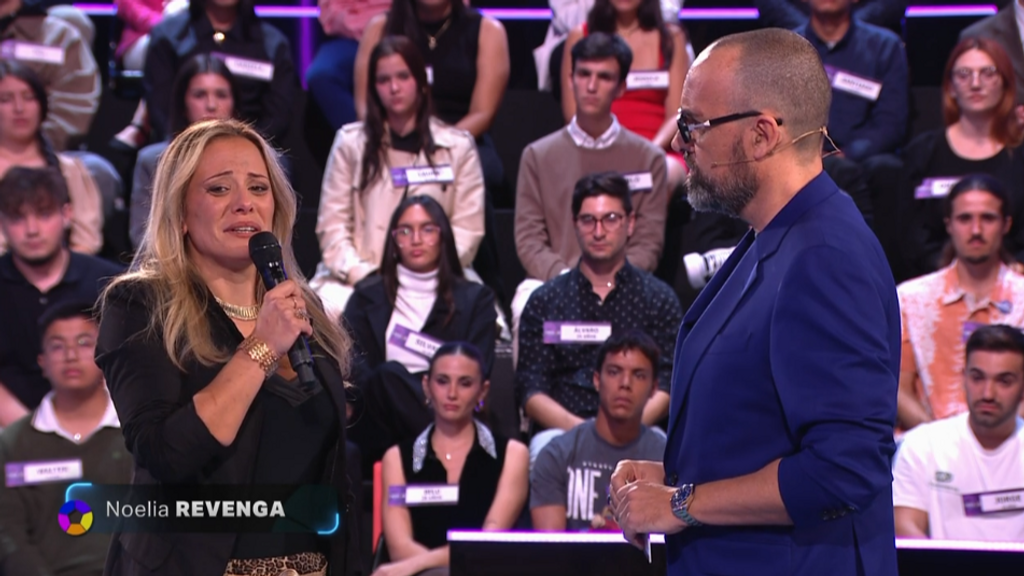 Noelia Revenga y Risto Mejide, en 'Demos: el gran sondeo'