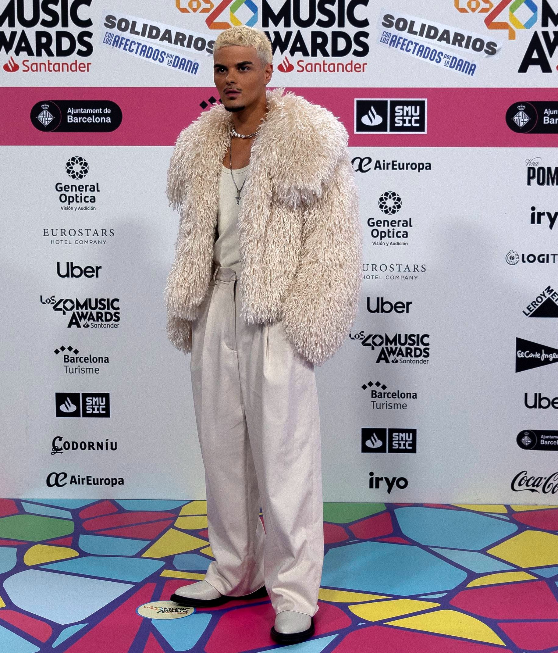 Abraham Mateo en Los40 Music Awards 2024