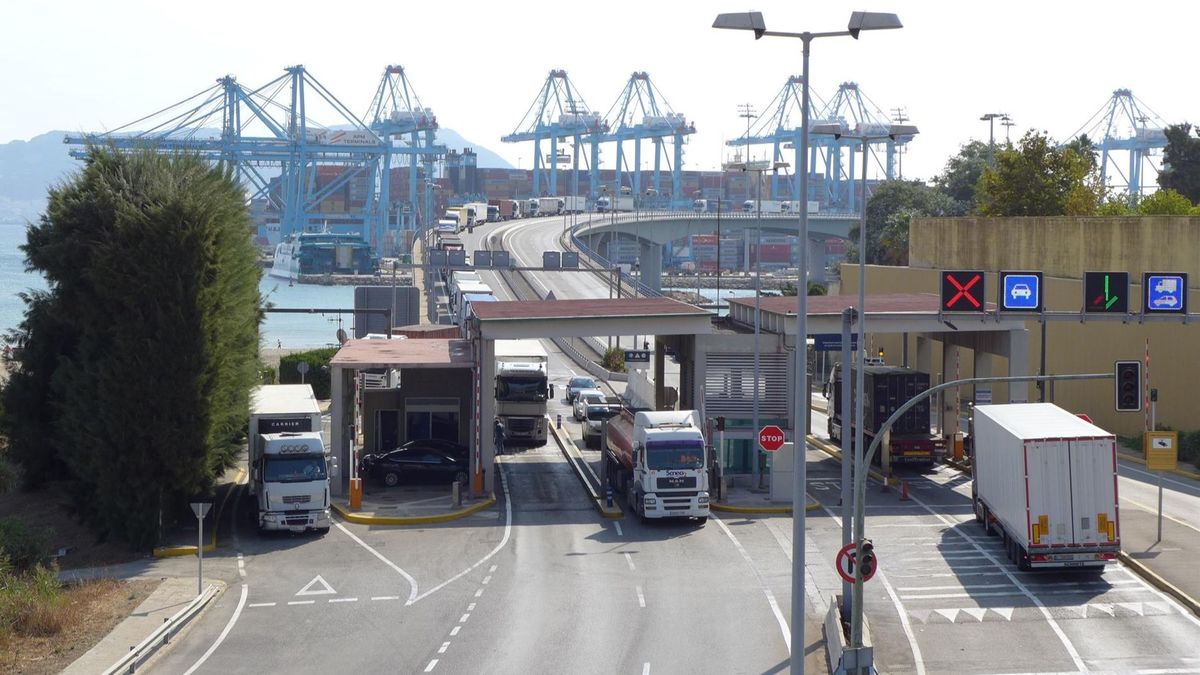 Acceso norte del Puerto de Algeciras en una imagen de archivo