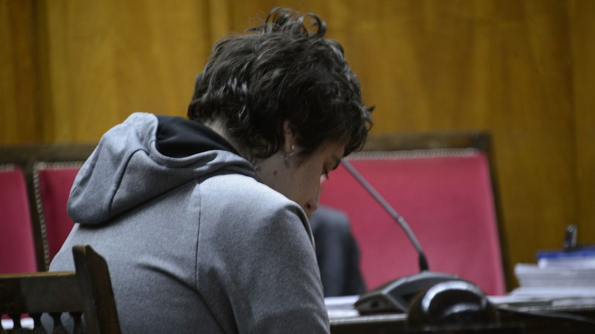 Acusada durante el juicio por el crimen de Cortegada, en la Audiencia Provincial de Ourense