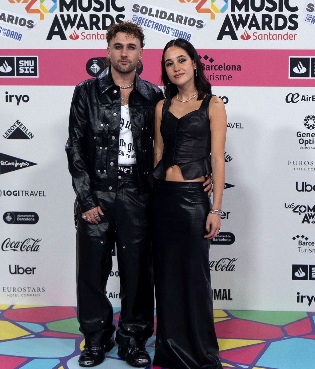 Dani Fernández y Yarea Guillén en Los40 Music Awards 2024