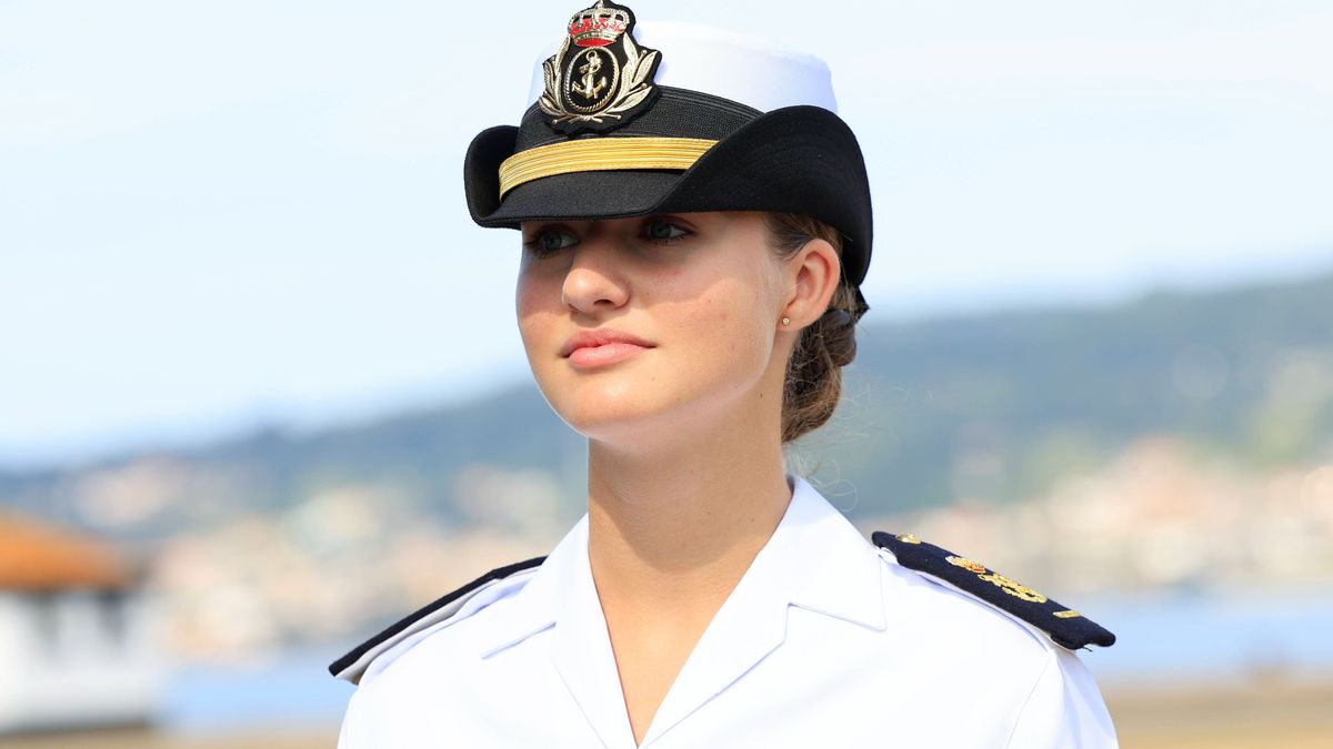 Leonor, con uniforme, en una imagen de archivo