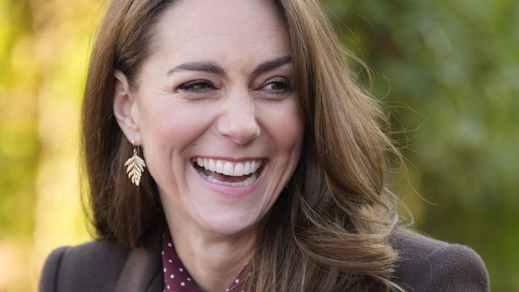 Primer plano de Kate Middleton sonriente