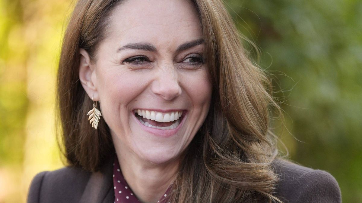 Primer plano de Kate Middleton sonriente