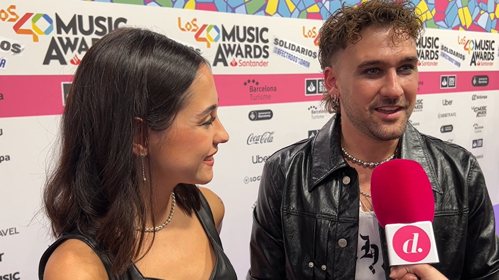 Dani Fernández y Yarea en Los 40 Music Awards