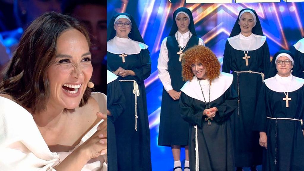 Un grupo de "hermanas" dedica el número a Tamara Falcó: "¿Tú querías ser monja, no?" Got Talent Temporada 10 Top Vídeos 121