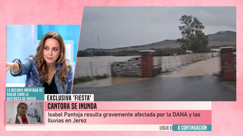 Un problema más para Isabel Pantoja: Cantora se inunda por la DANA