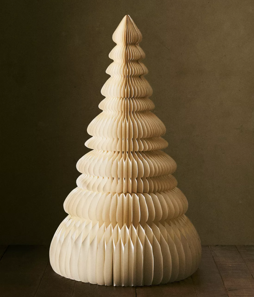 Árbol de Navidad de papel de 160 cm de alto