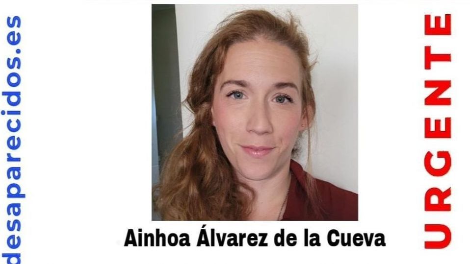 Cartel de la Asociación SOS Desaparecidos para encontrar a Ainhoa
