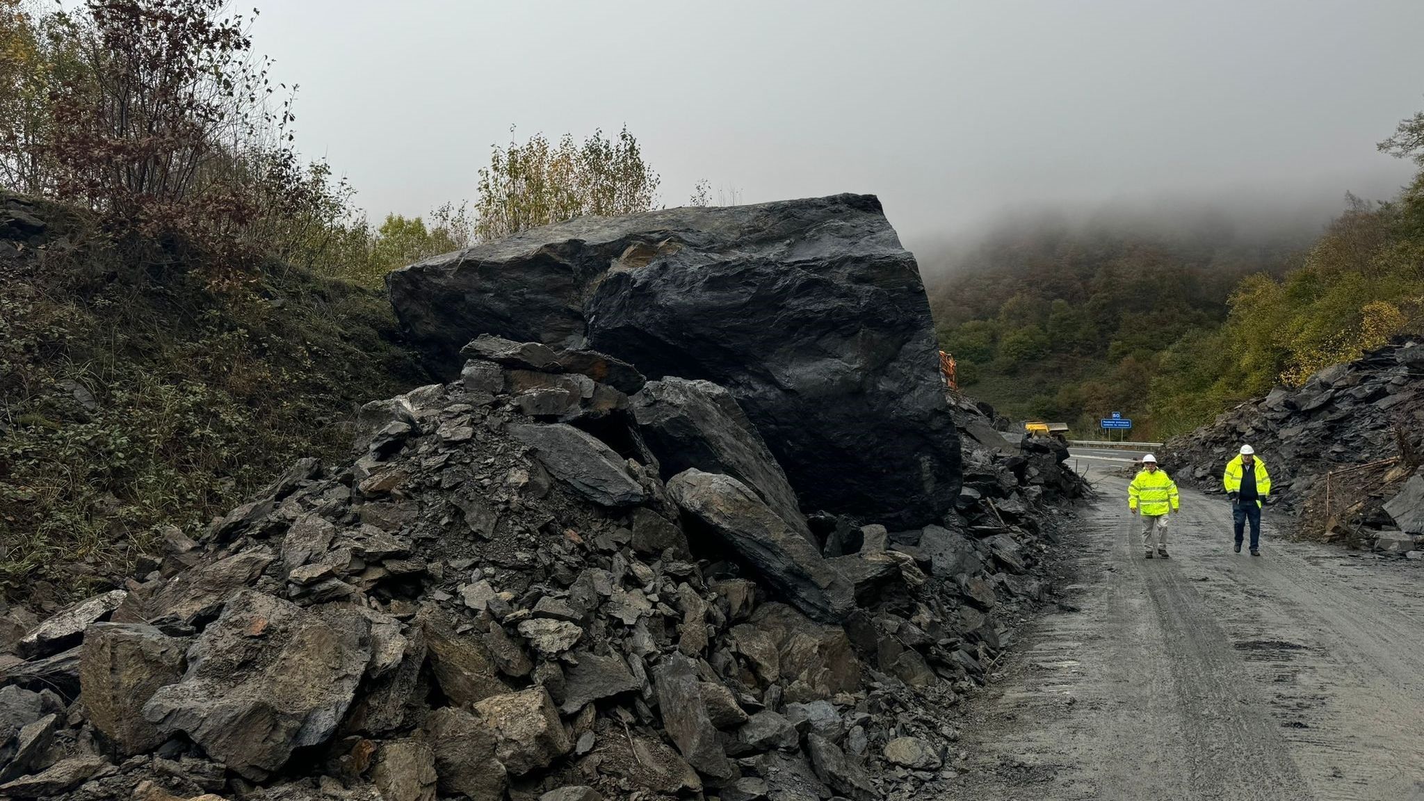 Desprendimiento en Huerna