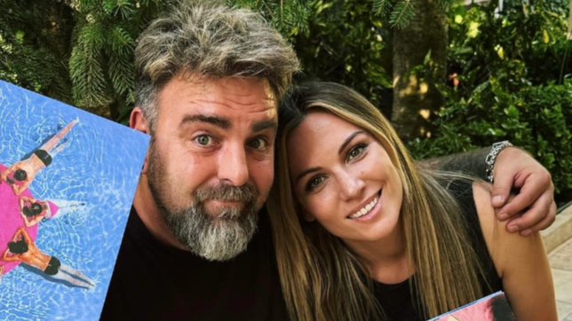 Edurne y su hermano David Edurne y su hermano David