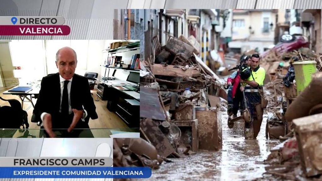 Francisco Camps, sobre la gestión de Pedro Sánchez tras la DANA: "Nunca hubiese actuado como él"