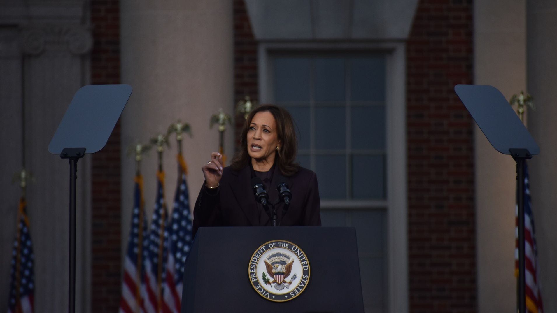 La candidata demócrata Kamala Harris.
