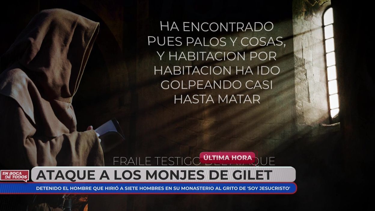 Las declaraciones de un fraile agredido