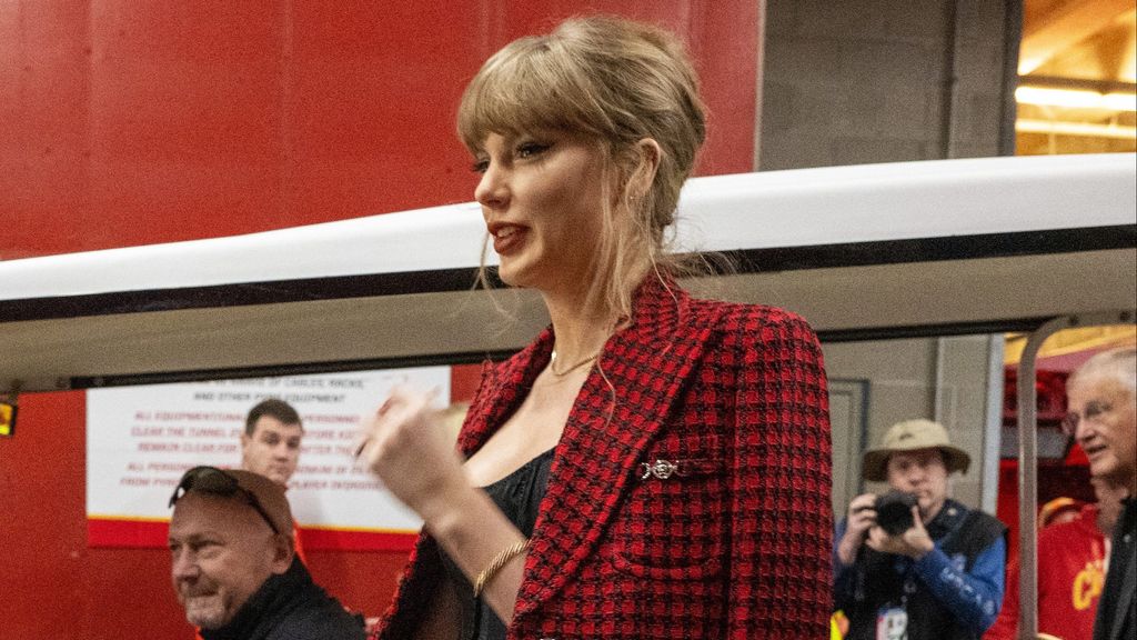 Taylor Swift, a su llegada al Arrowhead Stadium para ver el partido de los Chiefs contra los Broncos