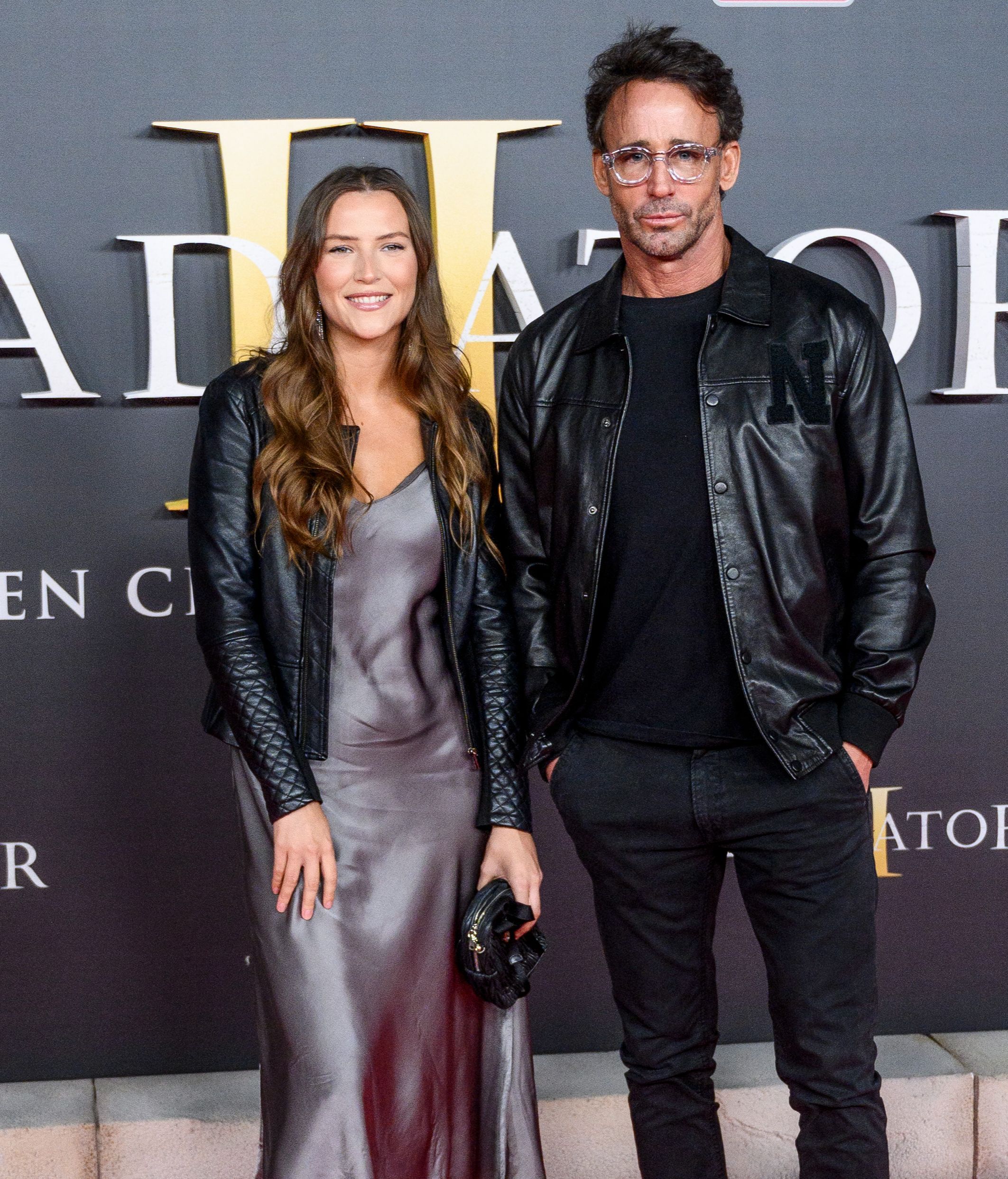 Álvaro Muñoz Escassi en el estreno de 'Gladiator II' acompañado de su hija
