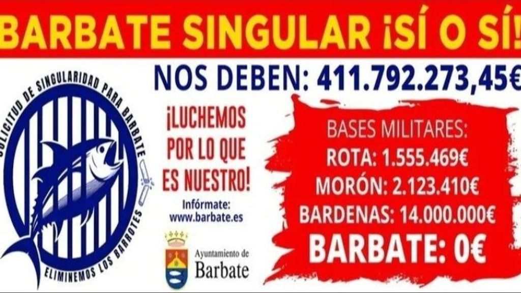 Carteles sobre la singularidad de Barbate realizados por el Ayuntamiento