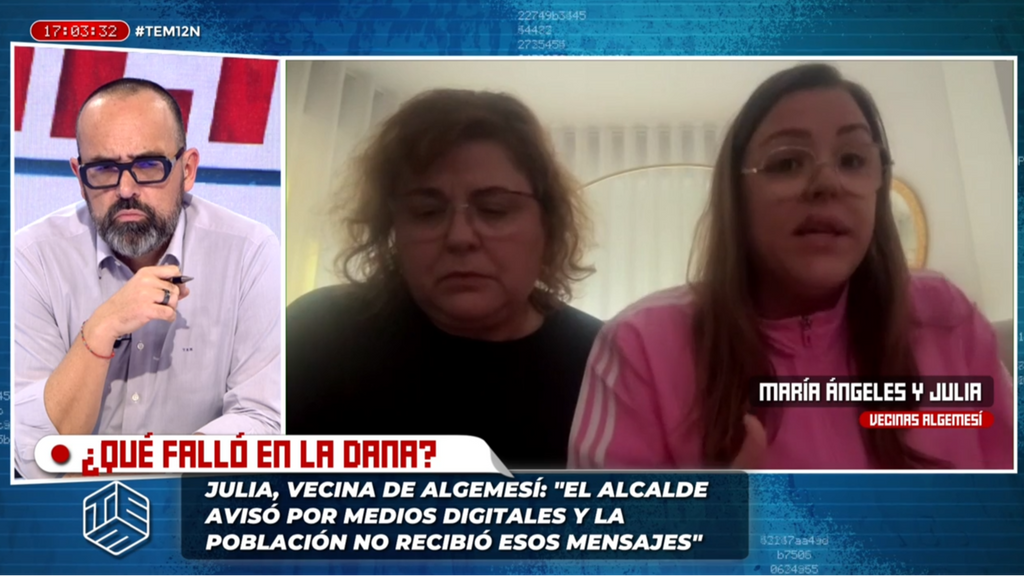 María Ángeles, vecina de Algemesí y su hija Julia reaccionan a las palabras del alcalde: "Siento indignación"