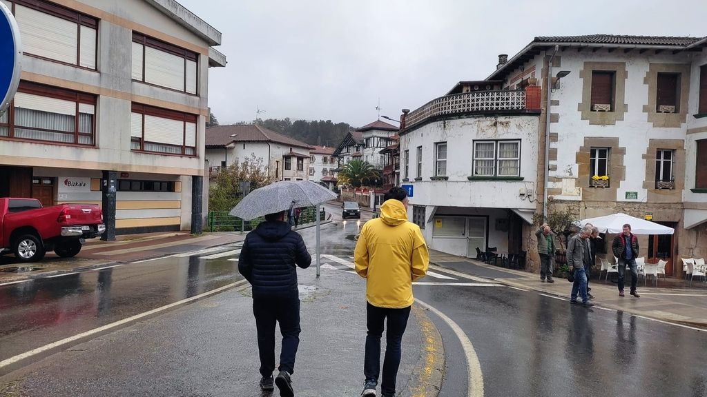 Lluvia en el País Vasco