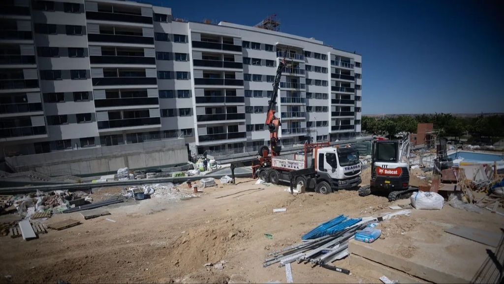 Viviendas en construcción en Madrid