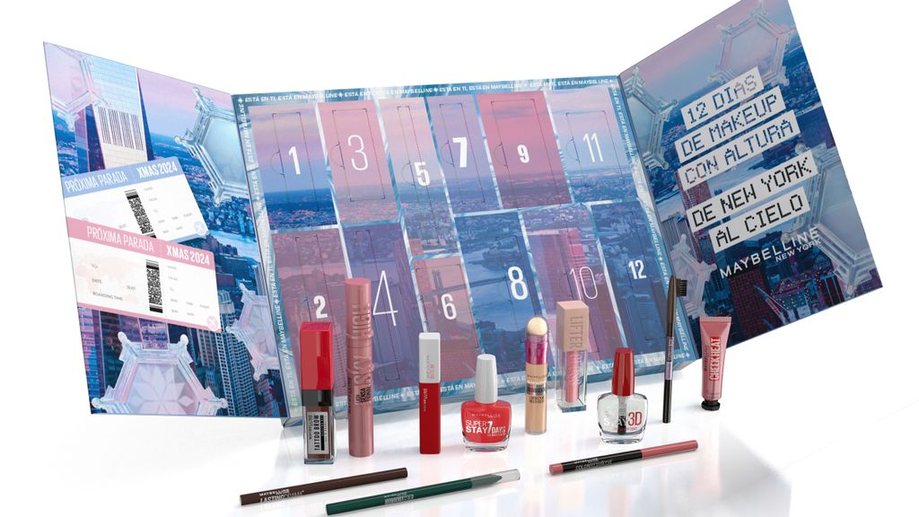 Calendario de adviento de belleza de Maybelline NY