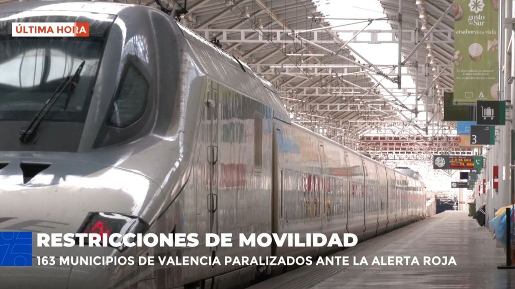 Restricciones de movilidad en los AVE entre Madrid y Valencia: 163 municipios en alerta