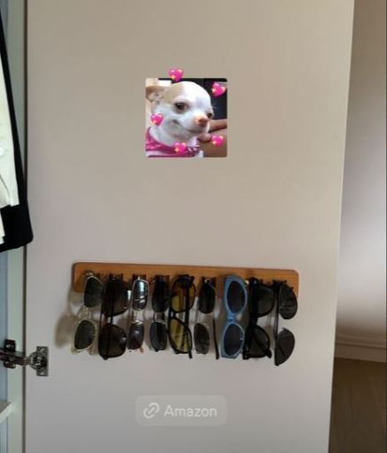 El organizador de gafas de María Pombo