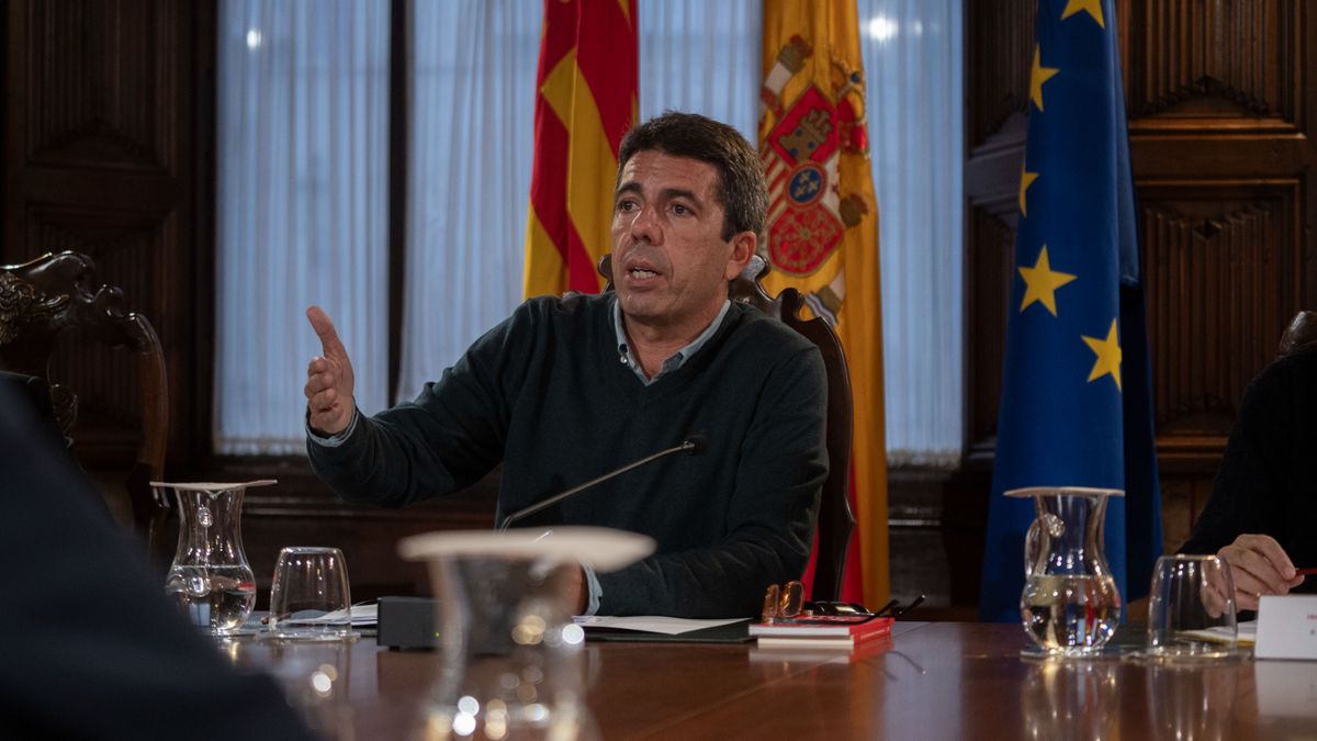 El presidente de la Generalitat valenciana, Carlos Mazón