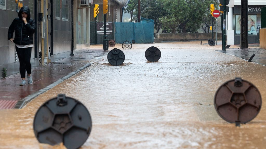 La provincia de Málaga, desbordada por las lluvias