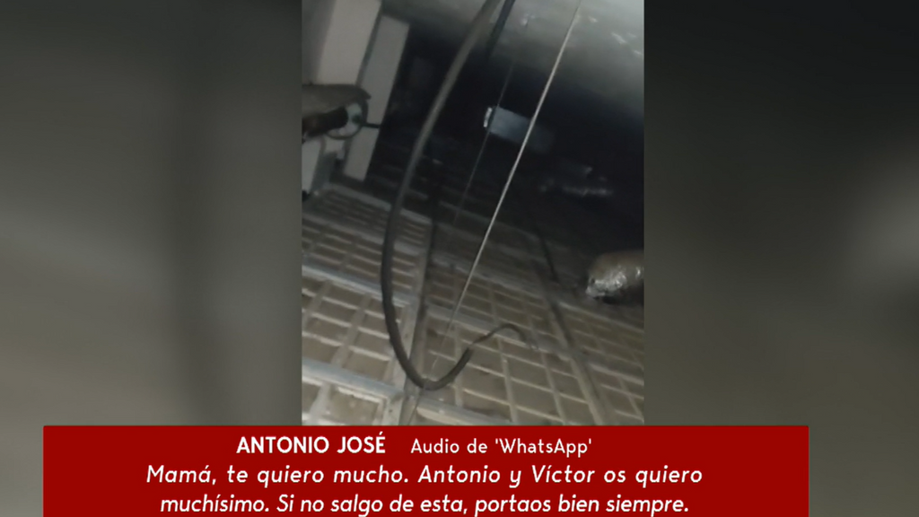 La angustia de Antonio José, quien estuvo atrapado en un garaje durante la DANA: "Mamá, te quiero mucho"