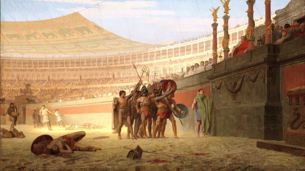 1. Ave Caesar Morituri te Salutant (Gérôme) 01