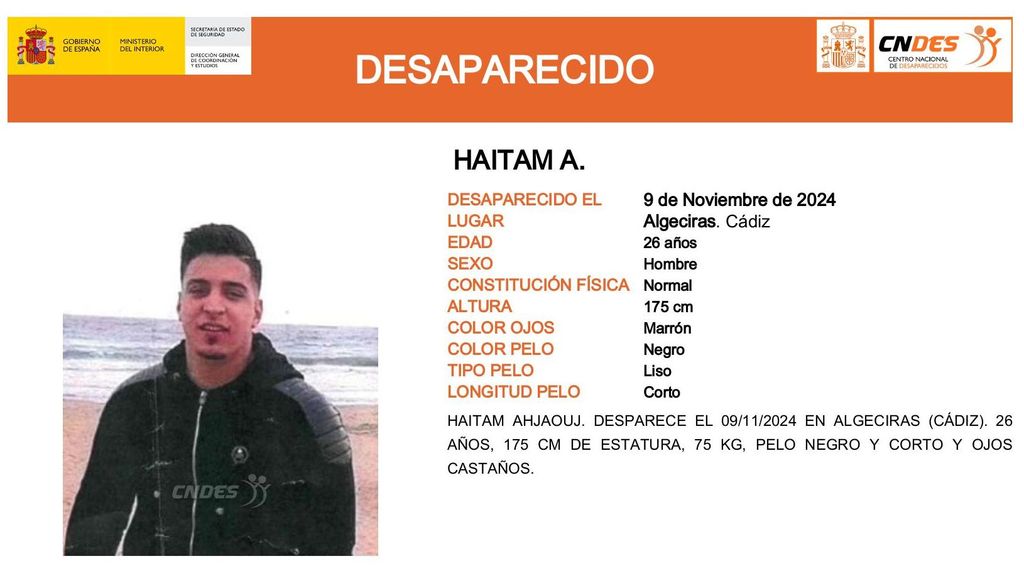 Aviso del Centro Nacional de Desaparecidos