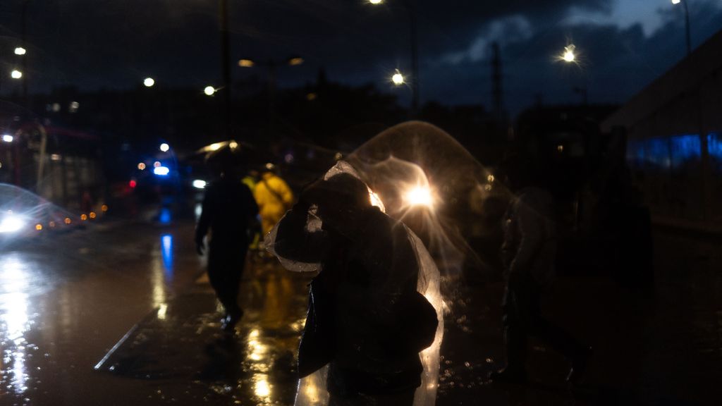 Lluvia en la zona cero de la DANA: caen en la rambla del Poyo 44,4 l/m2