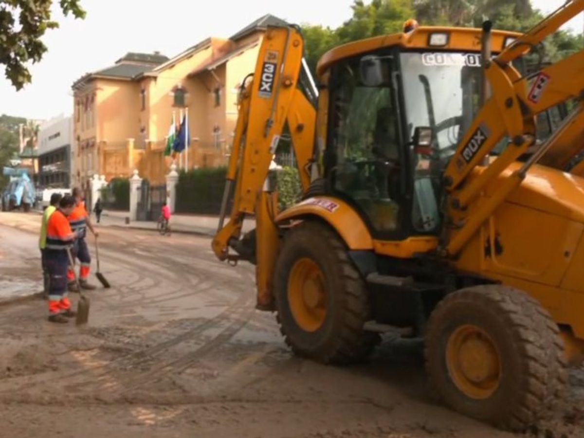 Málaga trata de recuperar la normalidad sin daños personales tras la DANA