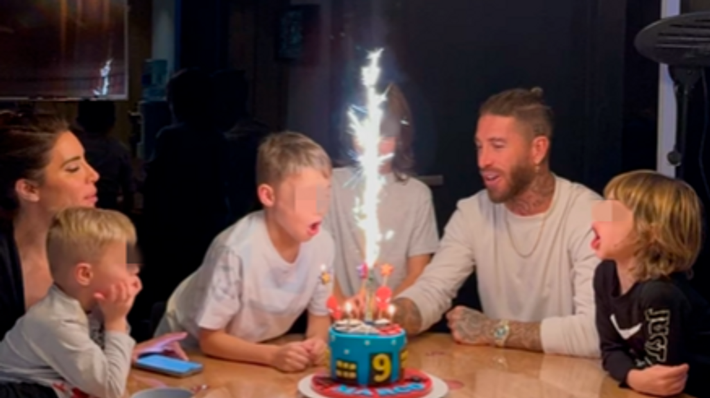 Así han celebrado Pilar Rubio y Sergio Ramos el cumpleaños de Marco, su segundo hijo (Imagen de Instagram: @sergioramos)