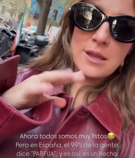 Captura de Marta Pombo en sus stories de Instagram