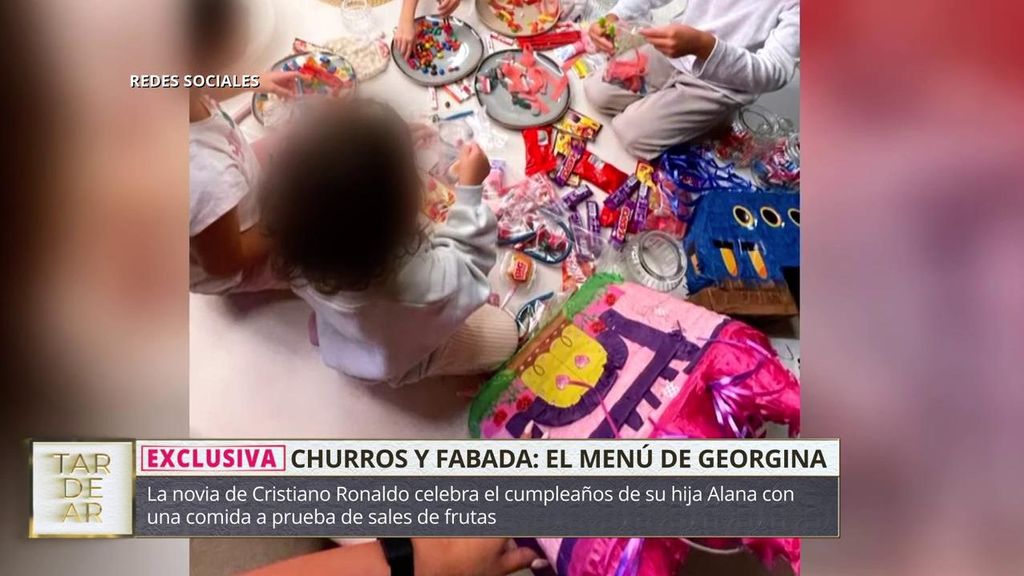 Churros y fabada: así fue el cumpleaños de la hija de Georgina y Cristiano