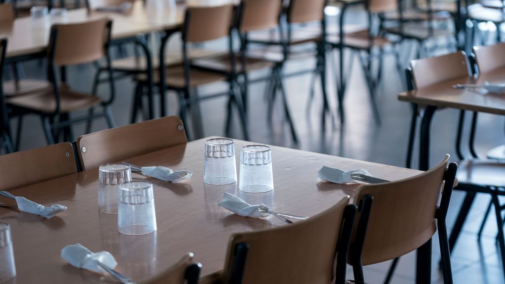 Imagen de archivo de un comedor escolar en la Comunidad de Madrid