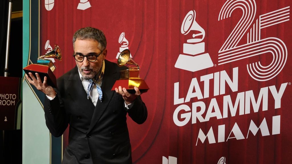 Jorge Drexler en la 25 edición de los Latin Grammy.