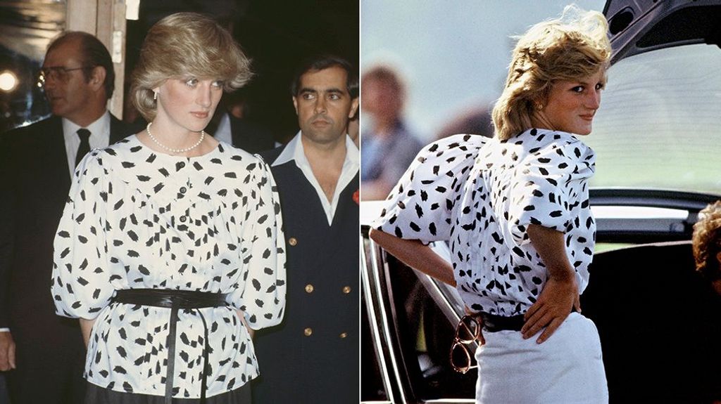 Lady Di con la misma blusa