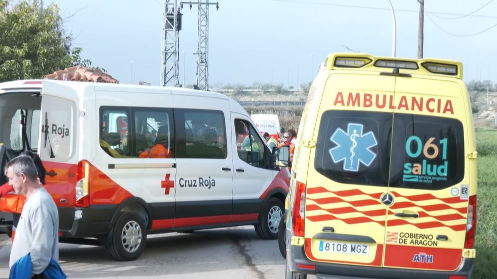 Los 57 supervivientes del incendio mortal en una residencia de Zaragoza, trasladados a Huesca