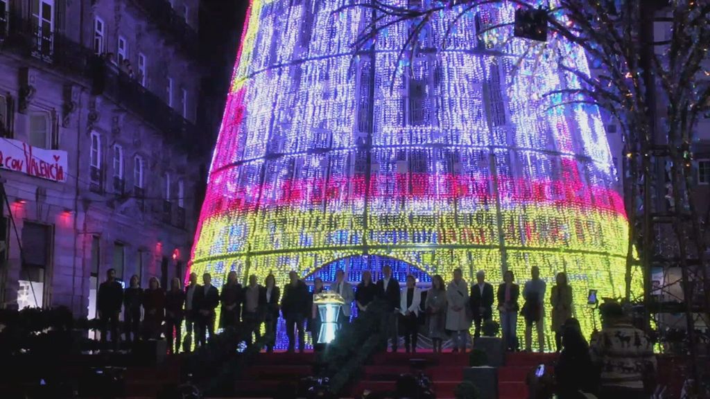 El encendido navideño de Vigo