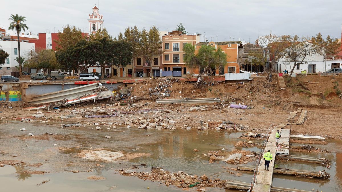 Situación en Picanya tras la riada, en Valencia