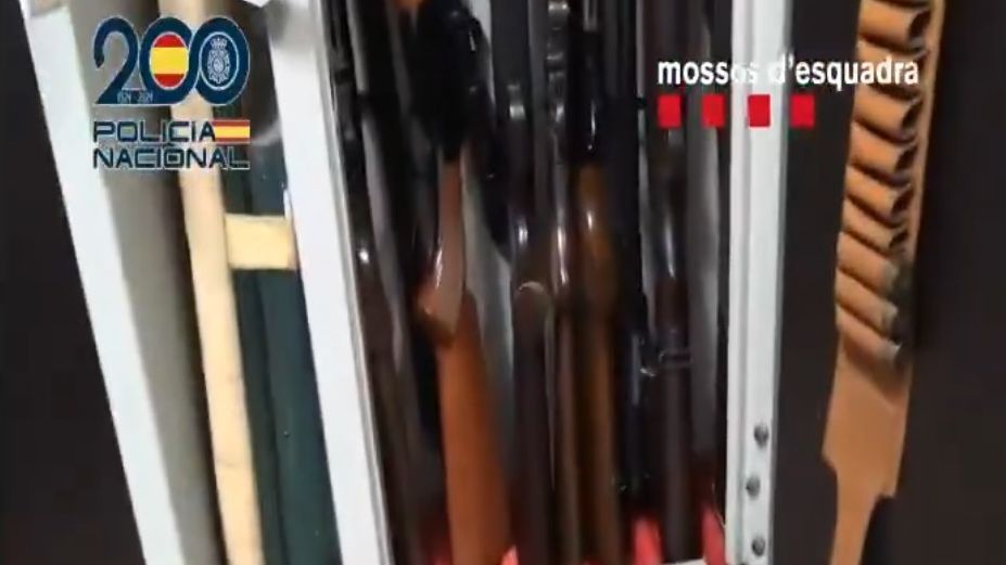 Armas largas que tenía un grupo desarticulado del cártel de Sinaloa