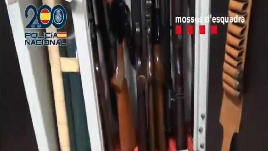 Armas largas que tenía un grupo desarticulado del cártel de Sinaloa